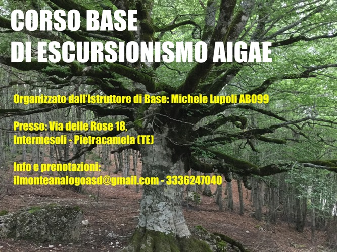 Corso base escursionismo Pietracamela